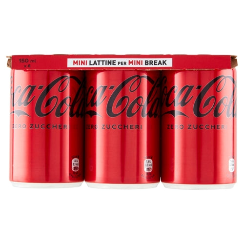 Coca Cola Zero Minican Cl 15 Per 6