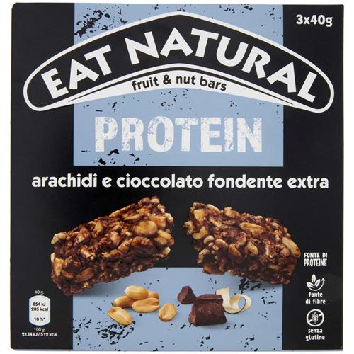 Eat Natural Barretta Proteicaarachidi E Cioccolato Fondente Gr.120