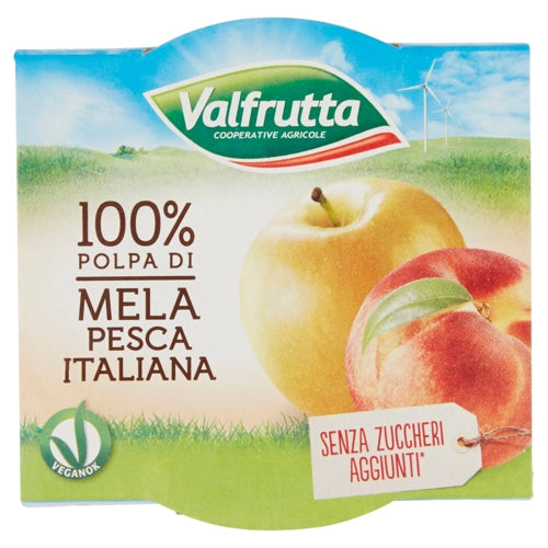 Valfrutta Polpa Mela E Pesca Gr 200