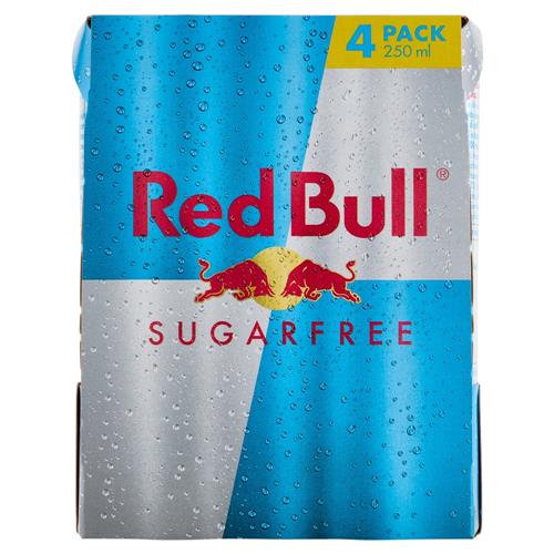 Red Bull X4 Sugar Free Cl 25