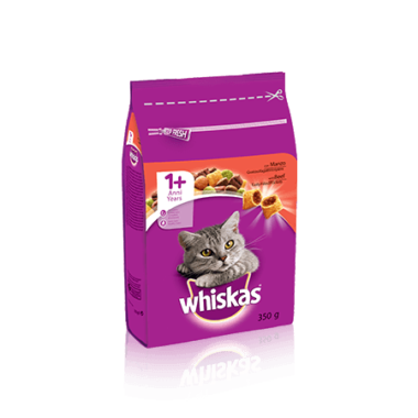 Whiskas Secco Manzo Gr 350